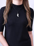 Grounding Howlite Magatama Natural Stones Pendant Janpanese Necklace...