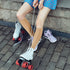 SATINIOR 3 Pairs Ice Skating Socks Roller Skating Socks High Tight Knee Skating Socks Roller Skating Nylon Socks Women Girl (Nude Color)...