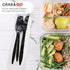 Party Essentials Individually Wrapped Plastic Cutlery Packets/Silverware Kits, Black Fork/Spoon/Knife/Napkin, 50 Sets...