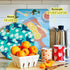 Society6 Bamboo Cutting Board- Kitchen Decor by 83 Oranges - Unique Cutting Boards for Kitchen, 11.5" x 11.5" x 0.5", Peach Season...