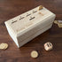 Penny Game - Fun Board Game Works with Coines, Get Rid of Coins to Win, Penny Game Wood Box for 2+ Players, Simple + Strategic Dice Games...