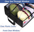 AOODA Wide Hat Storage for Baseball Caps, Large Capacity Hat Organizer for Closet Cap Holder Holds up to 40 Hats, Black...