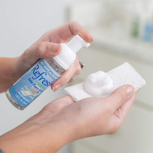 Free: Toilet Paper Foam. Eco-Friendly Flushable Wet Wipe Alternative for Sensitive Skin. Cleanses and Soothes with Witch Hazel and Aloe. Plumbing ...