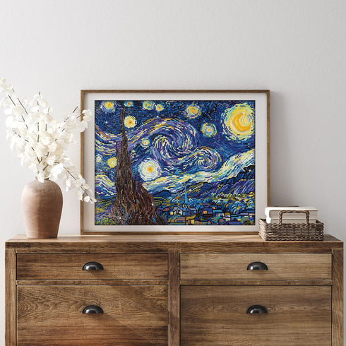 DIAMOND DOTZ Starry Night (Van Gogh) Diamond Painting Kits for Adults - Diamond Art Kits a Relaxing Creative Craft Kit with Dotz Gems 16x20...