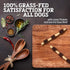 Rawhide Dog Treats | Healthy, Grass-Fed Buffalo Jerky Raw Hide Chews | Hickory Smoked Flavor | Jerky Kabob, 18 Count...