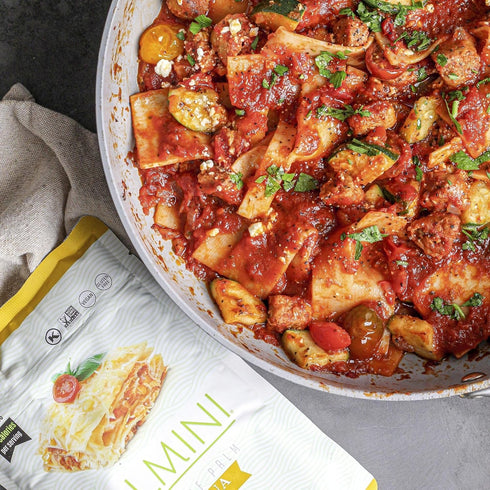 Palmini Lasagna Noodles | Low-Carb Pasta, Low-Calorie Hearts of Palm Pasta | Keto Pasta, Gluten Free, Vegan, Non-GMO, Plant Based Pasta, Healthy N...