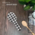 UPware Melamine Spoon Rest Spoon Holder Kitchen Utensil Holders 9.625 Inch for Kitchen Counter Dining Table (Gingham Black)...