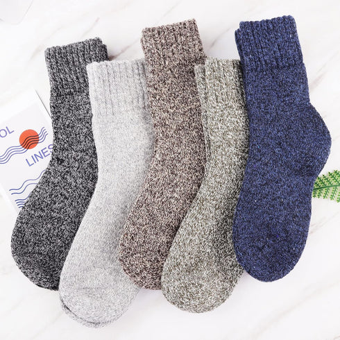 Jeasona Wool Hiking Socks for Women Warm Winter Thermal Thick Socks for Cold Weather Cozy Gifts for Women Mom 5 Pairs...