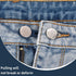 10 Pack Pants Expander Button, 10 Styles Jeans Waist Extender Button for Men and Women, Collars/Cuffs No Sew Metal Adjustment Buttons for Extender...