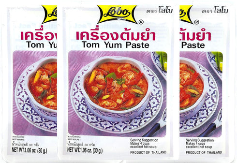 Lobo Tom Yum Paste 1.06 Oz (Pack of 3)...