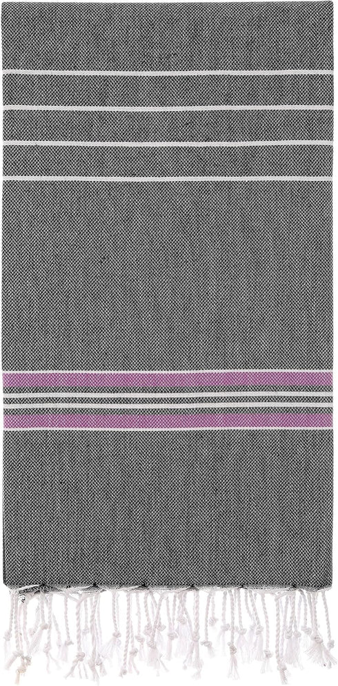 Cacala Turkish Beach Towel Quick Dry Prewashed for Soft Feel Extra Large Peshtemal for Bathroom, Travel, Pool and Swim, Paradise Series, 37 in x 7...