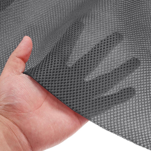 uxcell 2Pcs Dark Gray Speaker Mesh Grill Cloth (not Cane Webbing) Stereo Box Fabric Dustproof Cloth 50cm x 160cm 20 Inches x 63 Inches...