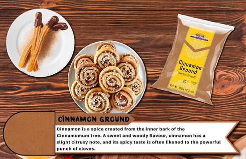 Rani Cinnamon Powder (Ground) Spice 3.5oz (100g) ~ All Natural | Salt-Free | Vegan | No Colors | Gluten Friendly | NON-GMO...
