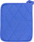 Set of 4 Dark Blue (2) Pot Holders 9" x 7" and (2) Oven Mitts 12" (Dark Blue)...