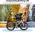 PRUNUS Bike Speedometer and Odometer Wireless Waterproof Bicycle Computer with Touch Sensor Switch, Big Digital LCD Screen, Automatic Wake-up for ...