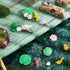 CHGCRAFT 28Pcs 14 Style Miniature Resin Water Lily Pads Aquarium Fish Tank Decoration Leaf-Realistic Artificial Floating Lotus Flowers for Terrari...