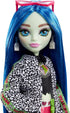 Monster High Ghoulia Yelps Posable Doll (10.3 in) with Blue Hair, Pet and Accessories, Gift for 3 Year Olds and Up...