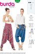 Burda Style Sewing Pattern 6316 - Misses' Harem Pant, A(6-8-10-12-14-16-18-20)...