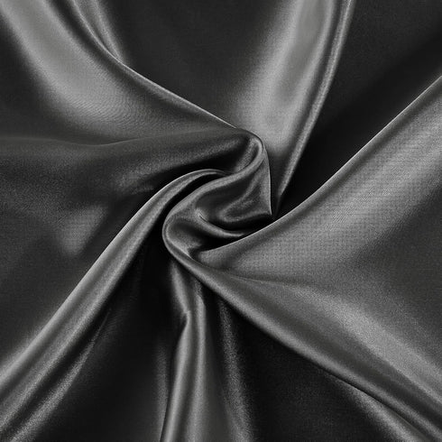 EHEYCIGA Satin Pillowcase Queen Set of 2, Soft Pillowcases for Hair and Skin Similar to Silk, Charcoal Grey Pillow Cases 2 Pack with Envelope Clos...