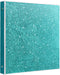 1 Inch Binder 3 Ring Glitter Binder for School Supplies, Fashion View Binders, Glitter Teal...