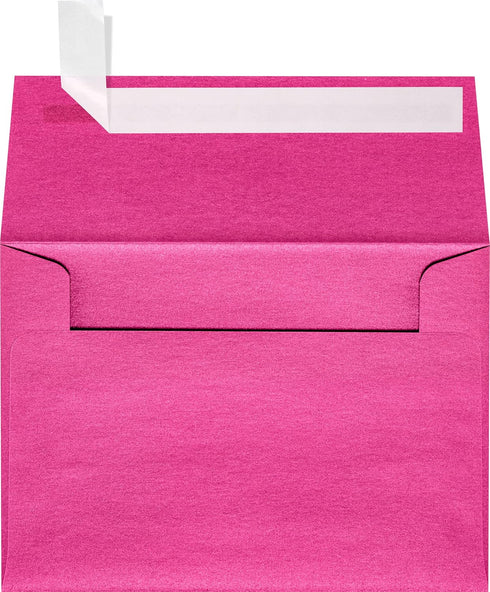 A1 Invitation Envelopes (3 5/8 x 5 1/8) - Azalea Pink Metallic (50 Qty.)...