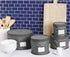 7" Small Plate Storage Case - China Storage Container - Stackable With Padded Interior to Store your Dinnerware Dishes - 12 Felt Dividers Included...