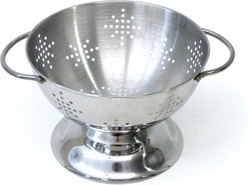 RSVP International Endurance Kitchen Collection Colander Strainer, Mini, Pierced Stainless Steel...