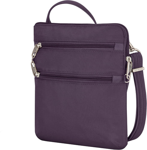 Travelon Anti-theft Classic Slim Double Zip Crossbody...