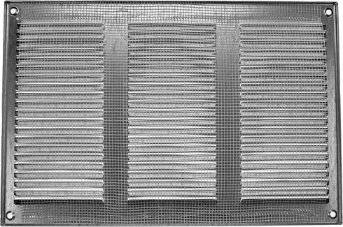 Vent Systems 12'' x 8'' Inch Galvanized Air Vent Cover Metal Air Return Grill with Built in Pest Guard Screen HVAC Vent Cover for Home Improvement...