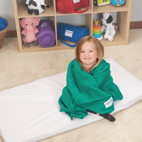Children's Nap Blanket, Super Soft Anti-Pill Fleece Blanket for Toddlers and Kids, 36" x 48" (Green, Single)...