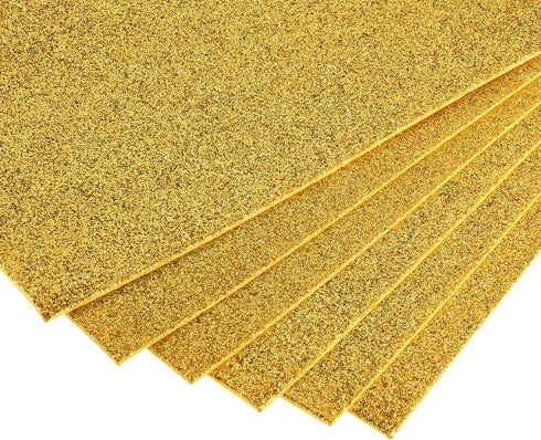 uxcell Dark Yellow Shiny EVA Foam Sheets 11 x 8 Inch 2mm Thick for Crafts DIY Projects 12 Pcs...