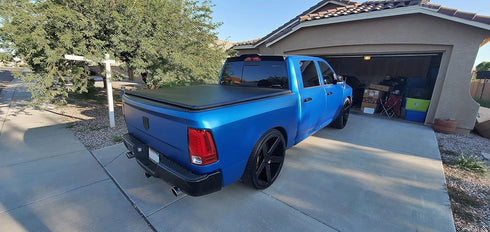VViViD Satin Metallic Blue Automotive Vinyl Wrap Roll (1ft x 5ft)...