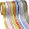 10 Rolls 3/5 Inch Width Metallic Glitter Ribbon for Holiday Wedding Party Decoration Gift Wrapping...