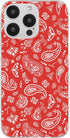 Blingy's for iPhone 13 Pro Case (6.1 inch), Fun Bandana Style Tribal Ethnic Pattern Paisley Art Design Soft TPU Protective Case Compatible for iPh...
