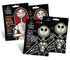 MAD Beauty Disney Tim Burton’s Nightmare Before Christmas Cosmetic Sheet Face Mask Collection (4-Pack) | Jack & Sally | Peach or Passionfruit Infu...