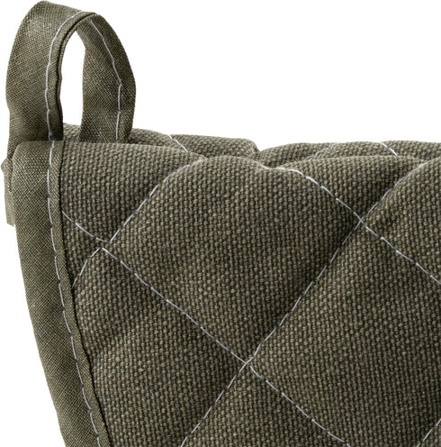 Winco Flame Resistant Oven Mitt, 15-Inch, Sage Green...