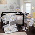 Lambs & Ivy Classic Snoopy with Woodstock & Dog House Black/Gray Wall Decals...