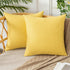 UGASA Outdoor Waterproof Pillow Covers Pack of 2 Weaving Texture Water Resistant Outside Decorative Pillow Cases for Patio Garden Porch Yard Bench...