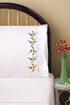Design Works Crafts Tobin Stamped Pillowcases, Snowman Row, 20" x 30" Embroidery Kit, white......