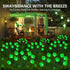2 Pack St Patricks Day Decorations Solar Outdoor Lights, 18 LED Lucky Green Shamrock Lights Irish Firefly Solar Lights, 2 Modes Waterproof St Patr...