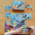 eeBoo: Sharks & Friends - 20 Piece Puzzle - 15 x 11 Kids Jigsaw, Glossy Pieces, Preschool Puzzle, Ages 3+...