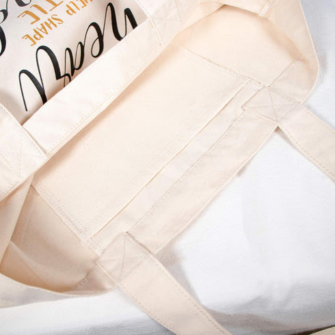 ELEGANTPARK Teacher Bag Teacher Gifts for Valentines Day Appreciation Week Graduation Birthday Christmas Cotton Canvas Tote Shoulder Bag with Pock...