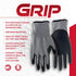 Boss Kid's Polyurethane Coated Work Gloves, Enhanced Grip, High Dexterity, Water Resistant, Comfort, Gray/Black, Youth, (B33021-Y)...