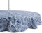 DII Paisley Outdoor Tabletop Collection, Water Resistant, Tablecloth, 60" (Round), Blue...