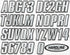 Hardline Products USA Series 800 Factory Matched 3-Inch Boat & PWC Registration Number Kit - Silver/Black - SIBLK800...