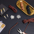 8yd Braided Leather Cord Antique Genuine Leather Strap Folded Bolo Tie Cord Rope Lace for Necklace Bracelet Pendent Jewelry Making Beading Braidin...