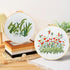 Maydear 4 Packs Embroidery Starter Kit with Pattern, Stamped Cross Stitch Kits for Beginners Adults with Embroidery Hoop and Instructions, Hand Em...