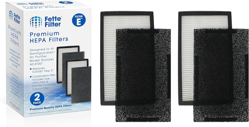 Fette Filter - True HEPA Filter Compatible with GermGuardian FLT4100 models AC4100/AC4150BL/AC4150BL Air Purifiers (Filter E)...