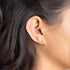 Barzel 18K Gold Plated Ball Stud Earrings Set, Sizes 3-10MM, 5 Pack, High Polish Finish Ball Suds...