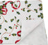 "SARO LIFESTYLE Holiday Collection Holly and Ribbon Design Table Runner, 16"" x 72"", Multi" (3175.M1672B)...